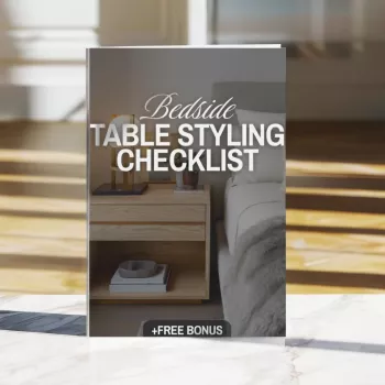 Minimal Nightstand Styling Checklist for a Calm Bedroom